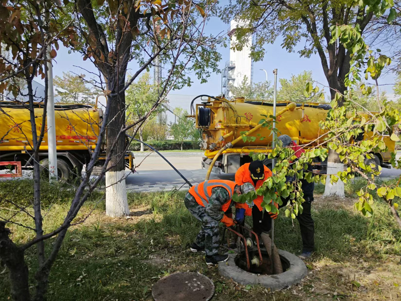 石埠桥厂区管道清洗